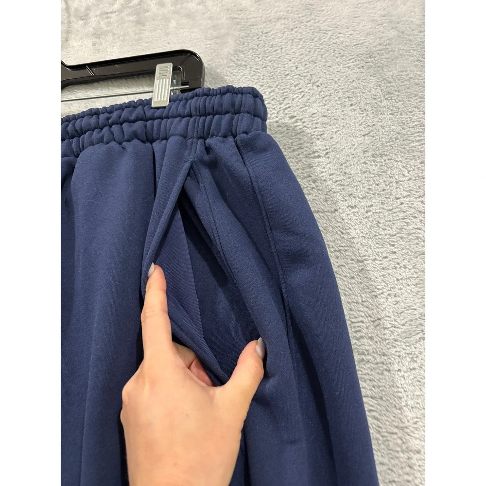 VTG Nike Air Jordan Sweatpants‎ Men's 3XL Jogger Fleece Lined Blue Y2K Long
